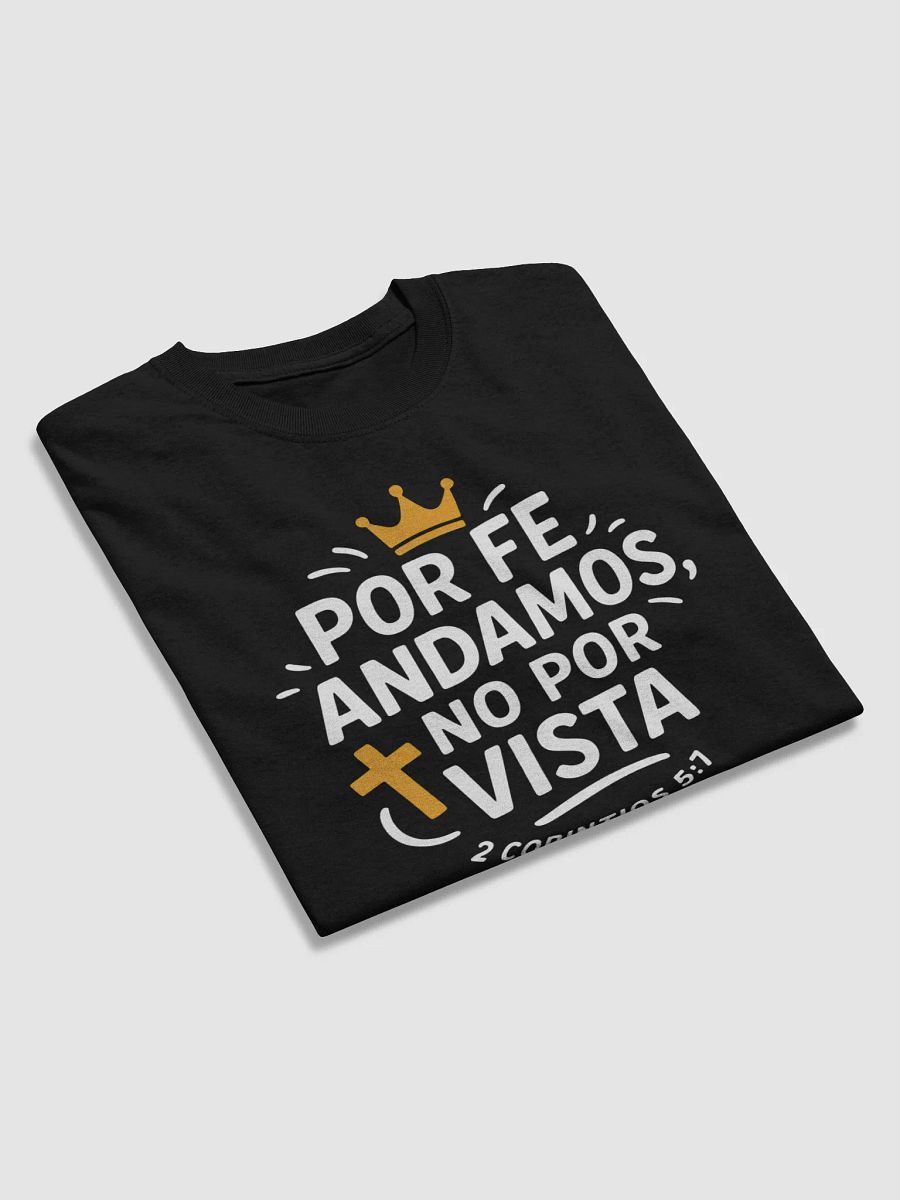 Camiseta Unisex Manga Corta | Por fe andamos no por vista product image (5)