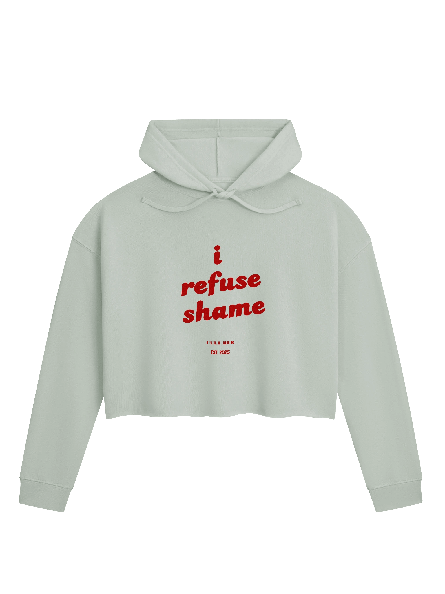 I refuse shame - Crop Hoodie product image (1)