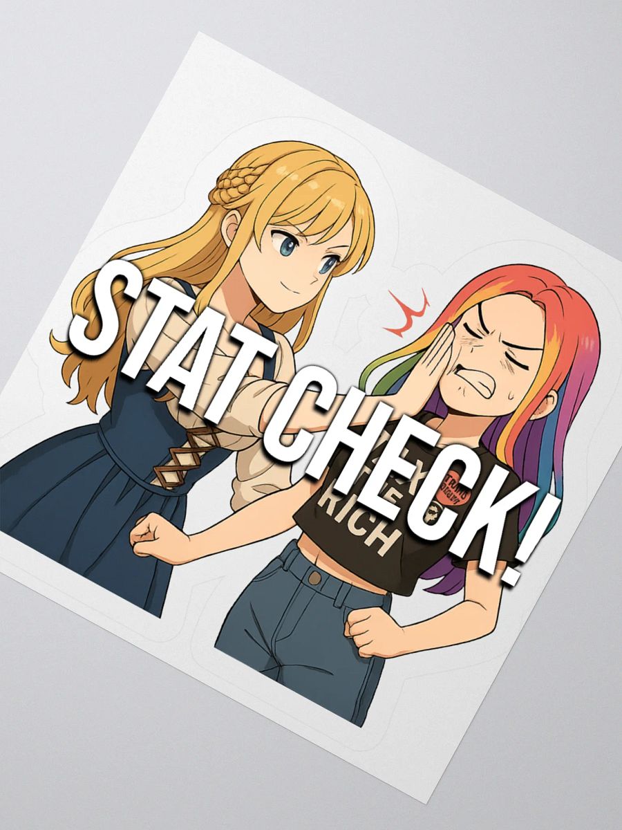 STAT CHECK Sticker product image (2)