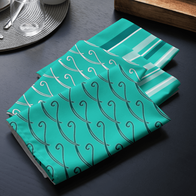 Set of Party Time! Stripes and Waves Cloth Napkins product image (2)