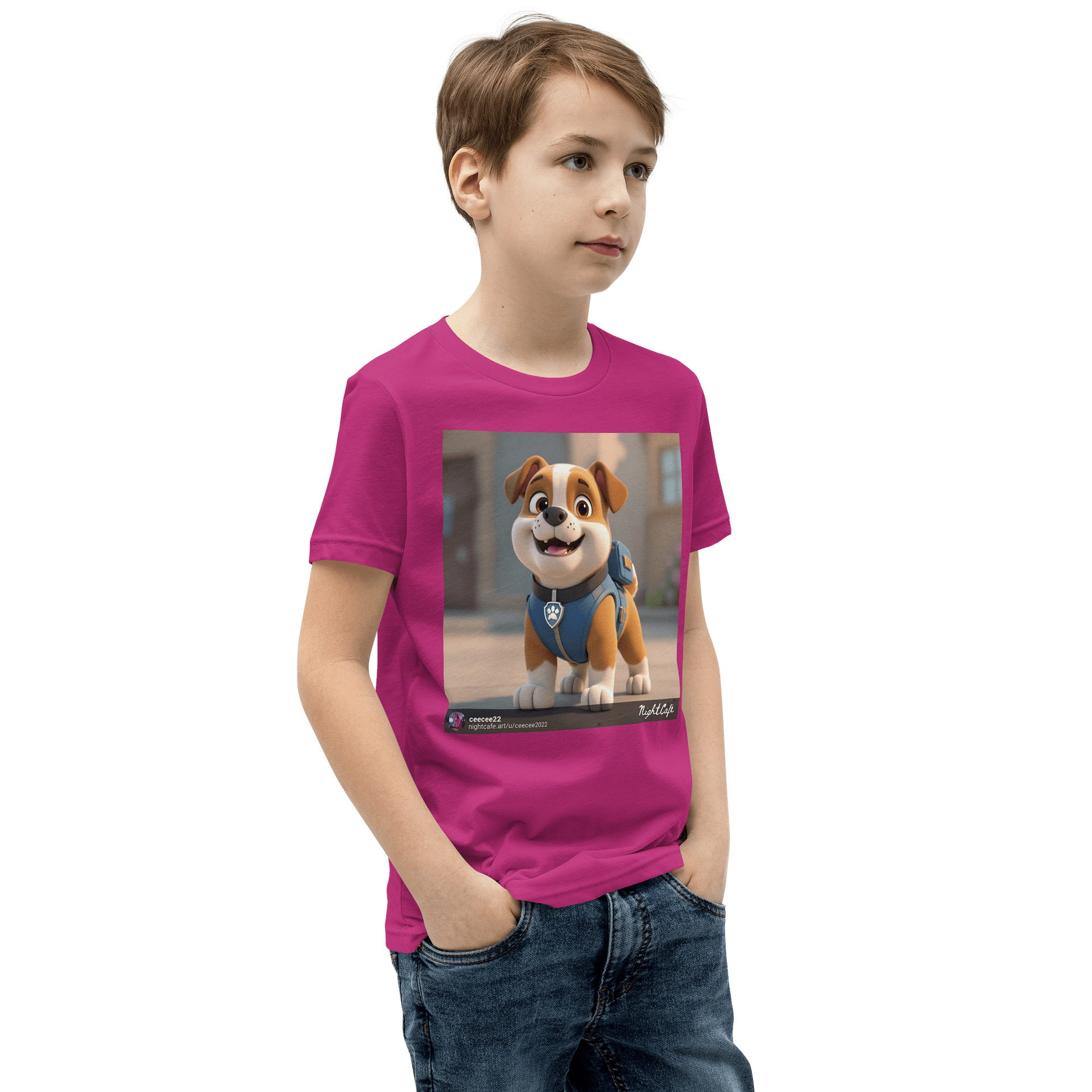 Joyful Pup Youth T-Shirt product image (2)