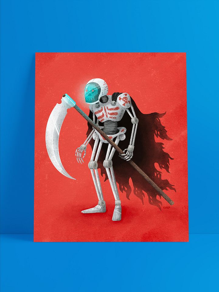 Robot Reaper Print product image (1)