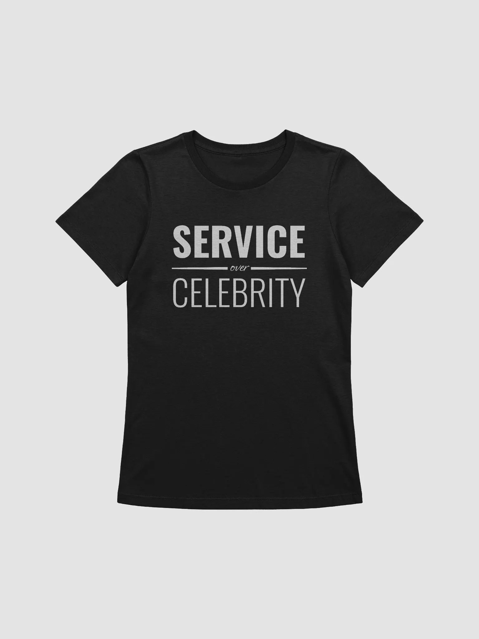 Service Over Celebrity - Women's Relaxed Fit Tee product image (1)