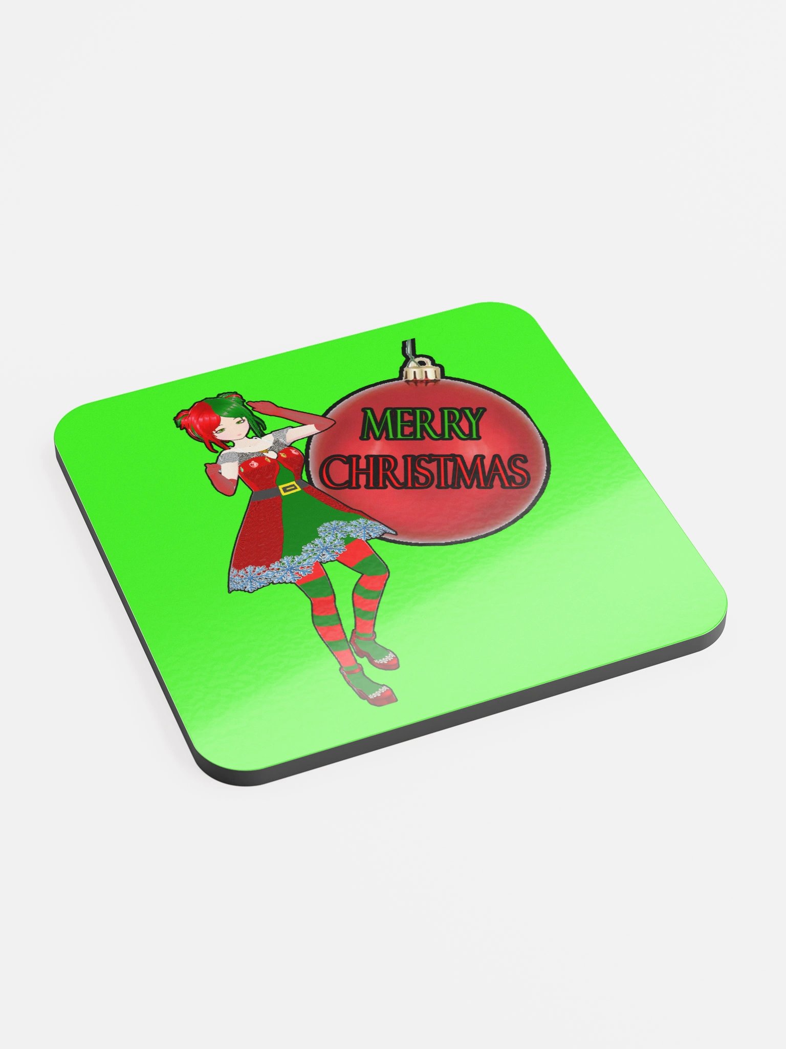 LIMITED EDITION ConfusedCoast Merry Christmas Drink Coaster product image (2)