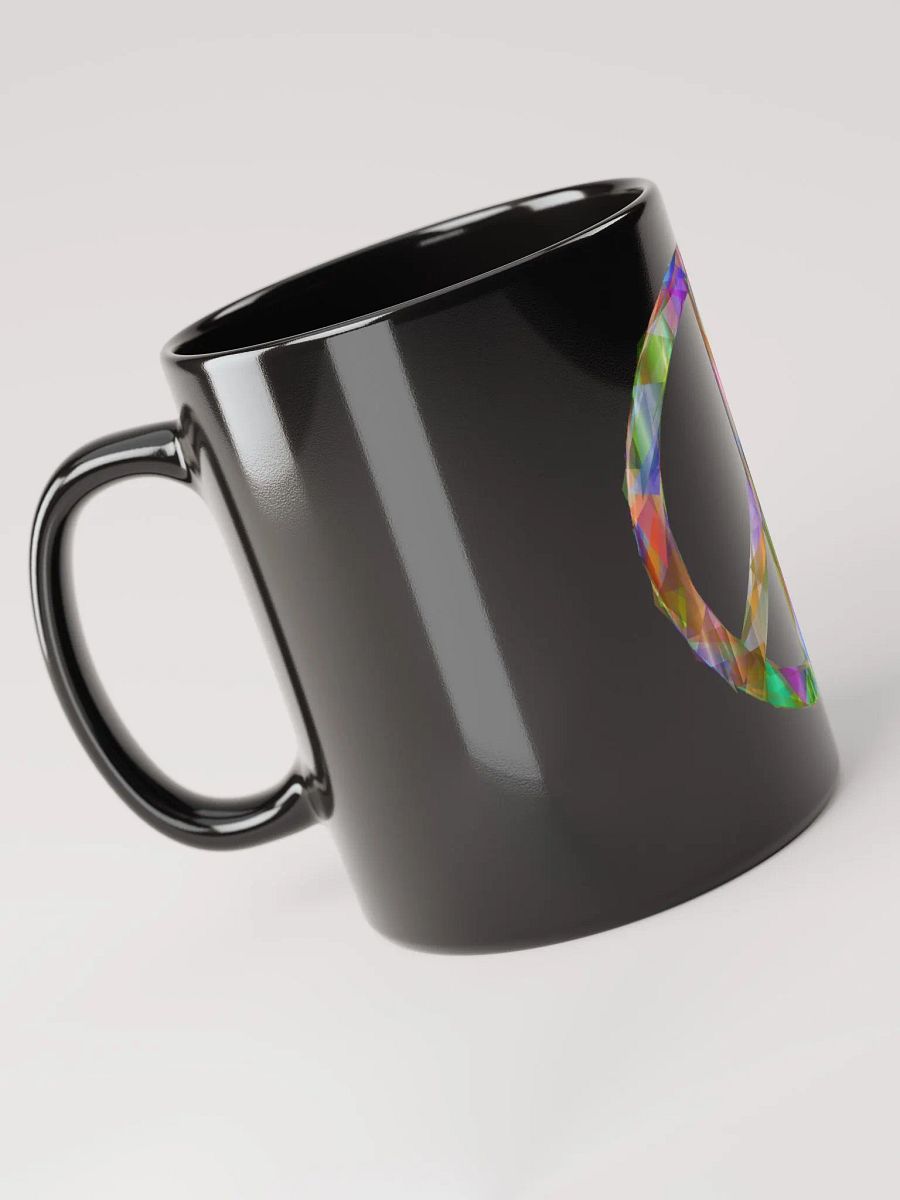 Black Glossy Coffee mug- Peace Sign Symbol product image (5)