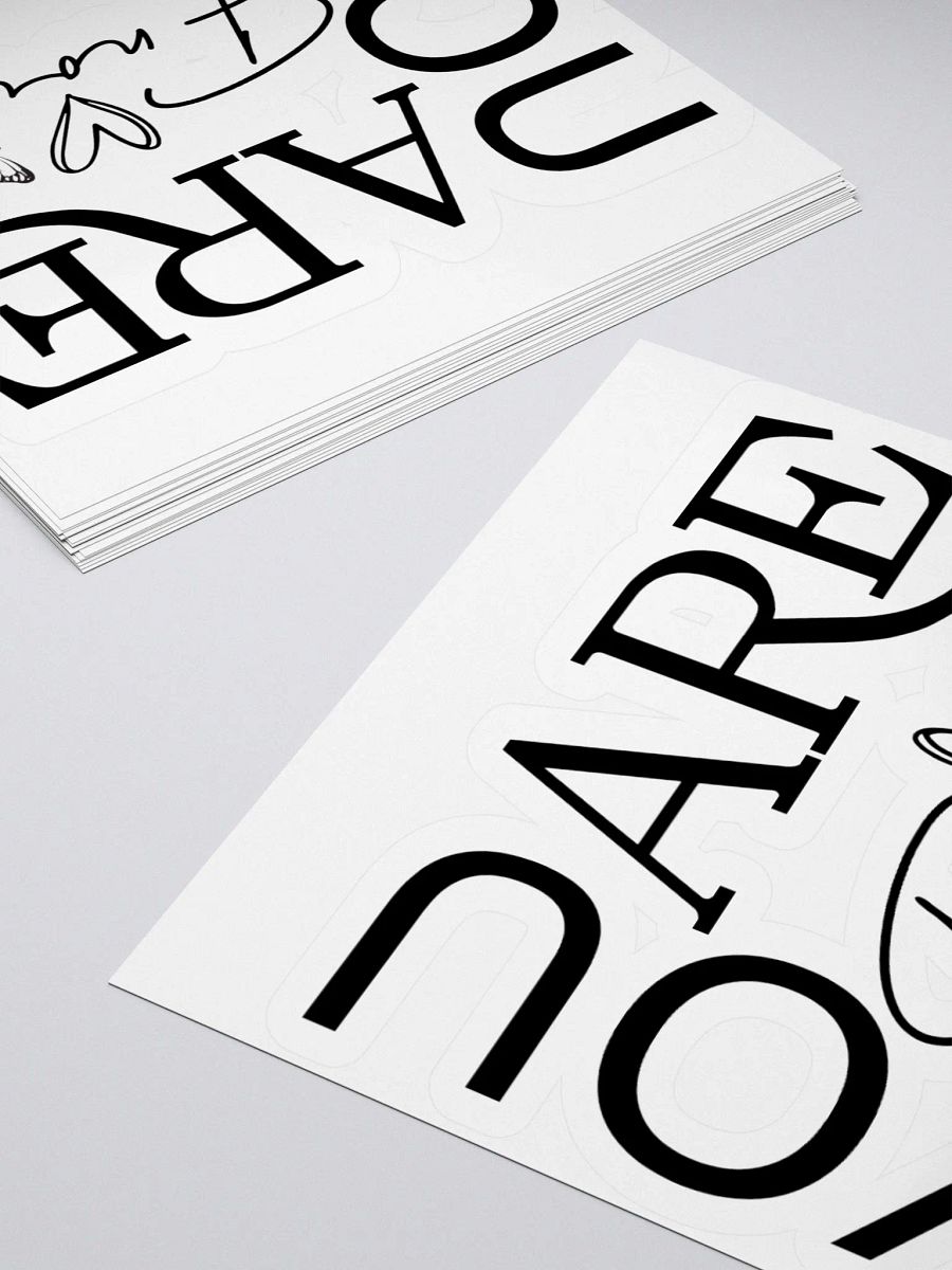 You Are Enough - Empowering Motivational Quote Kiss Cut Stickers product image (4)