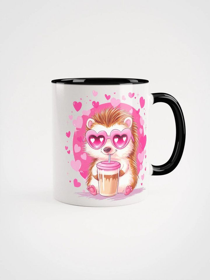 Whimsical Love Hedgehogs Ceramic Mug product image (2)
