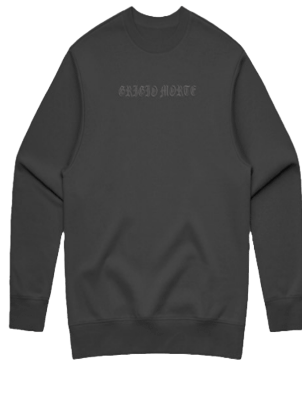 Embroidered Crewneck Sweatshirt (Black) product image (1)
