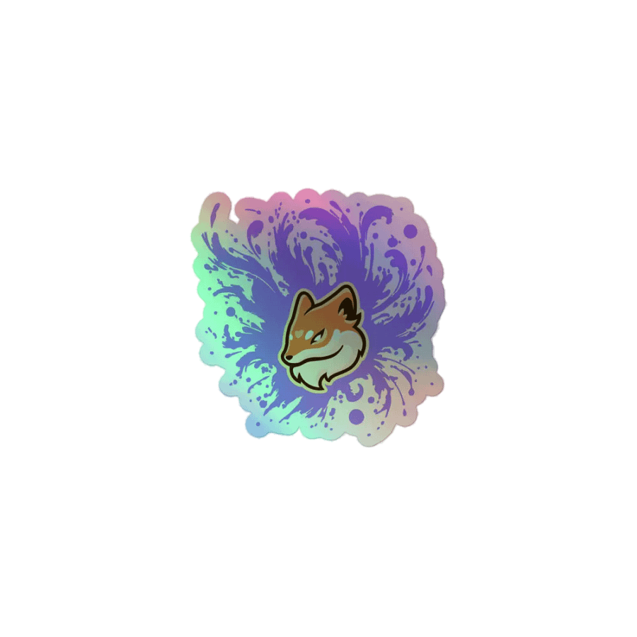 Foxy Logo Holographic Sticker product image (1)