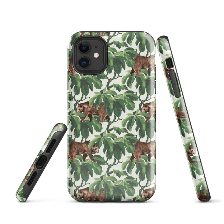 Bears with Leaves Tough Case for iPhone product image (1)