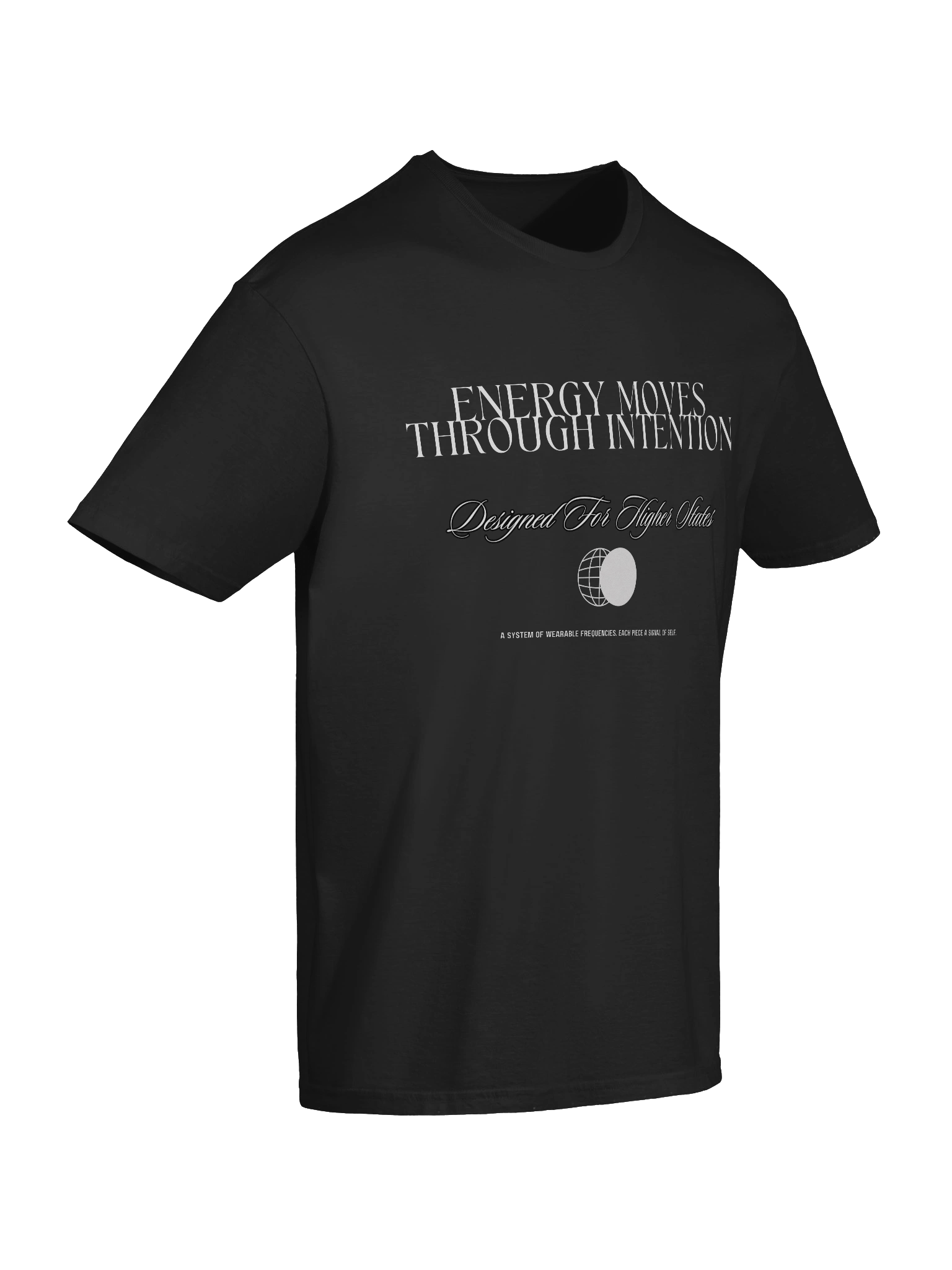 Energy Moves Through Intention Tee – Black Signal / Capsule 01 product image (11)