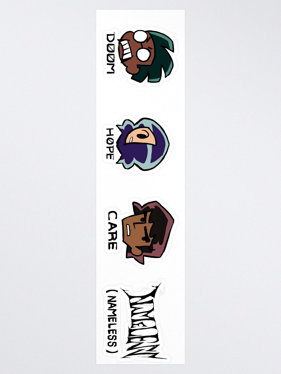 NAMELESS Chibi Stickers product image (3)