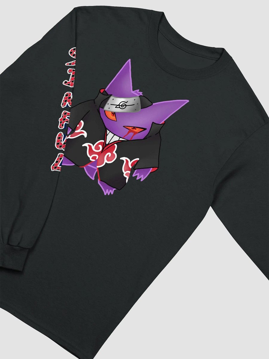 Gengar X Itachi (Akatsuki) Gildan Ultra Cotton Long Sleeve T-Shirt product image (3)