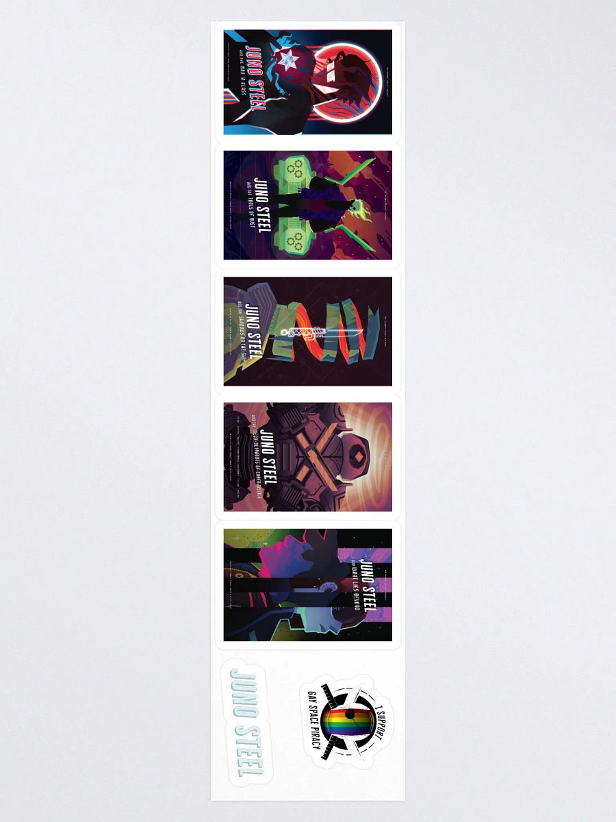 Juno Steel Season 3 Sticker Collection product image (3)