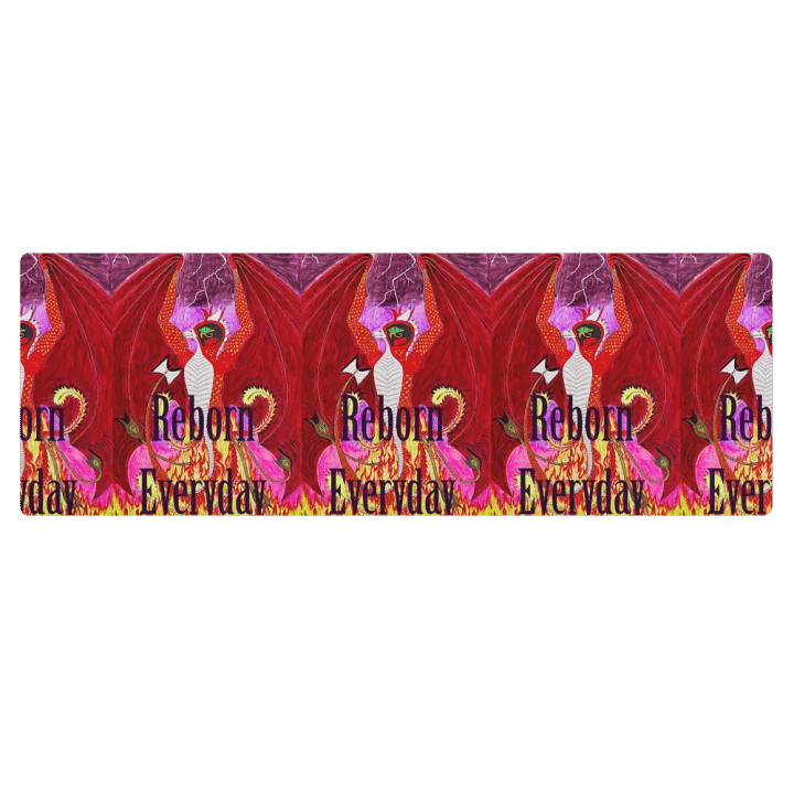 Reborn Dragon Phoenix Yoga Mat product image (1)