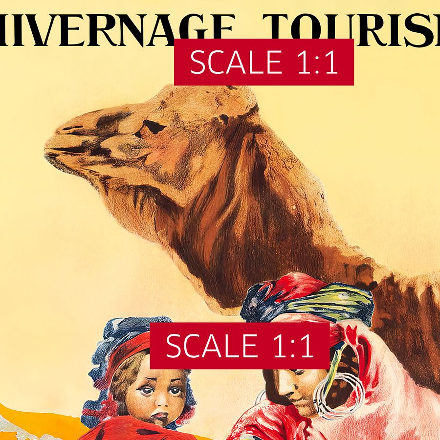 Algeria, French poster, 1924 — retro vintage travel poster, retro travel art, retro travel wall art product image (4)