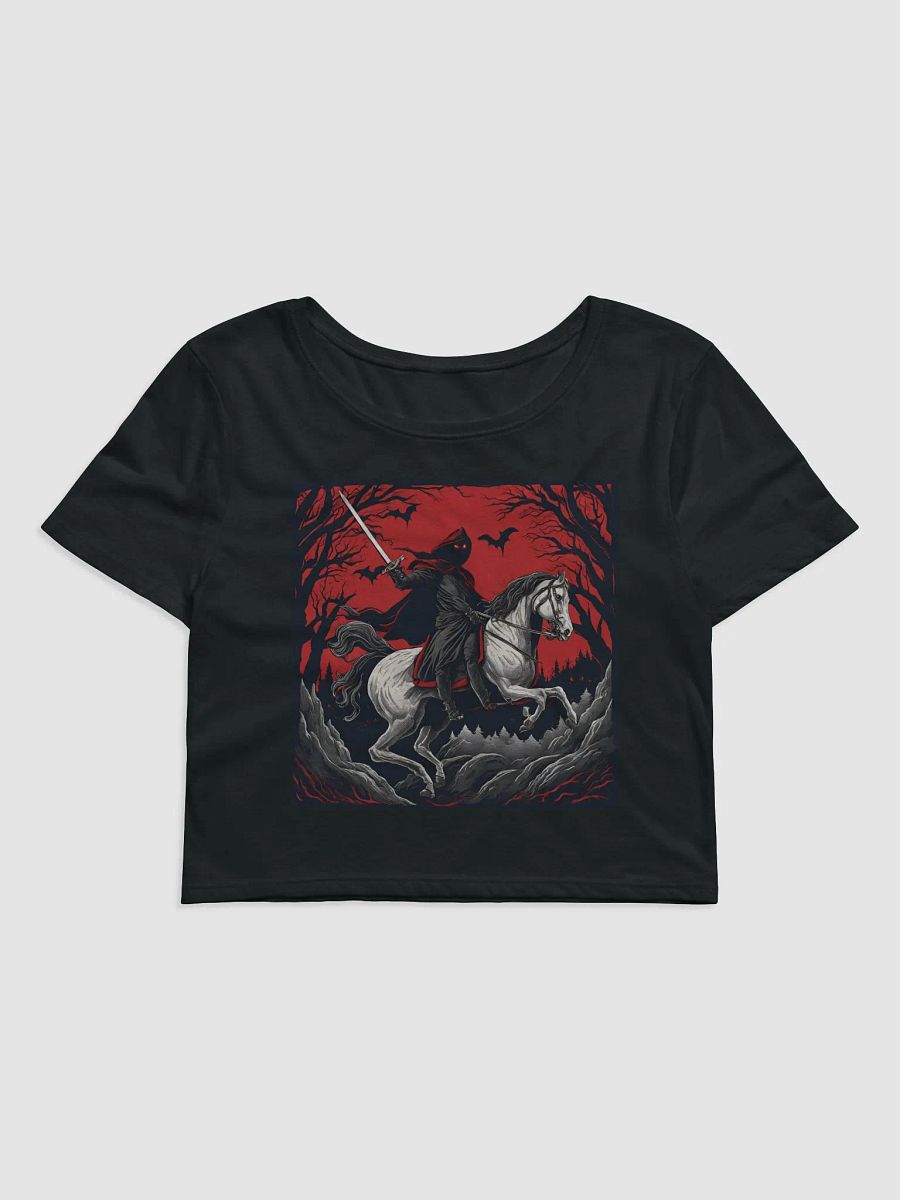 The Headless Horseman Gothic Women's Crop Tee product image (2)