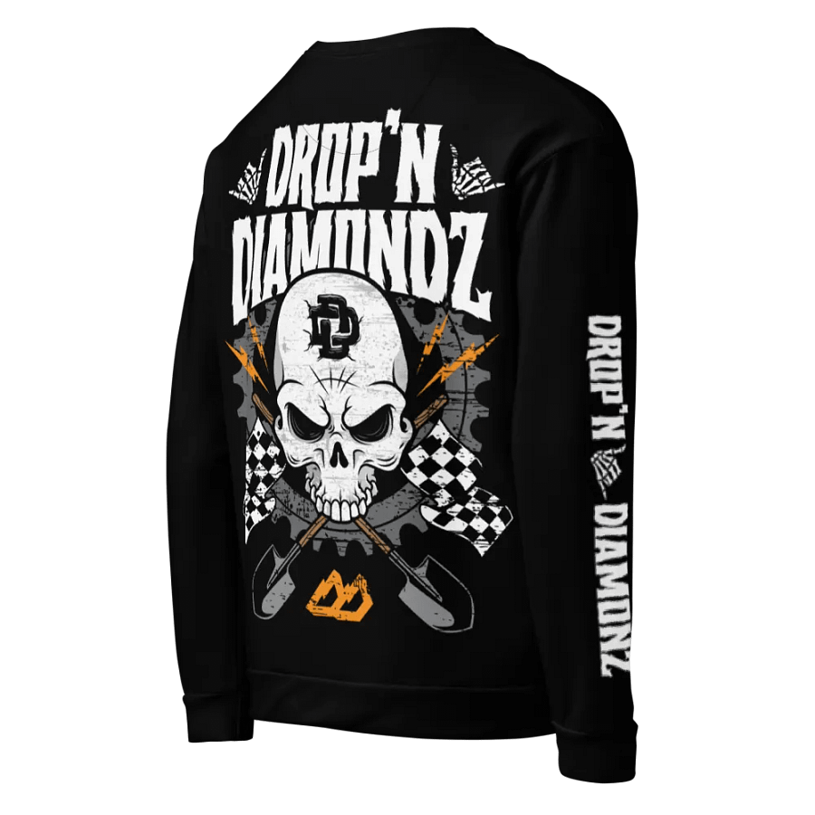 Drop n Diamondz Skull Emblem Sweatshirt product image (5)