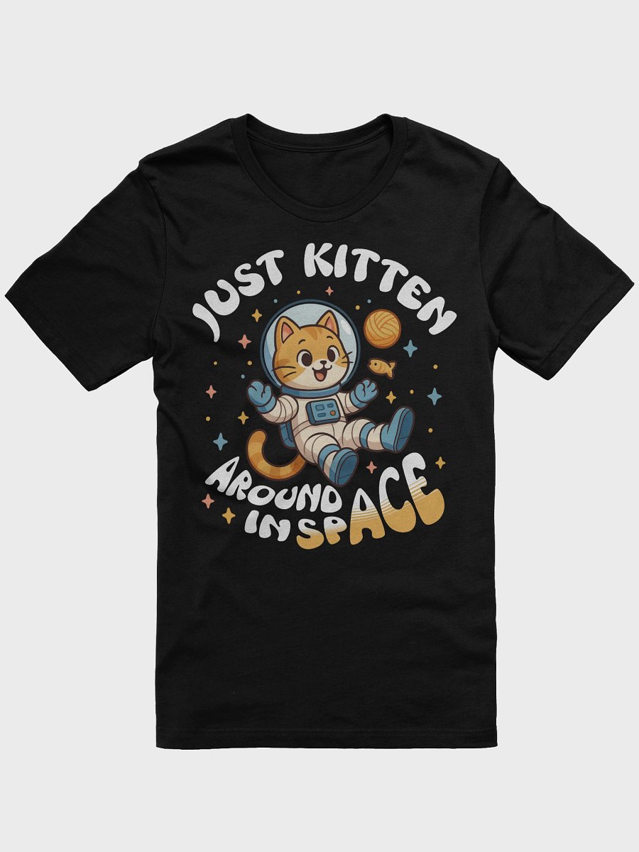 Kawaii Cat in Space T-Shirt product image (7)