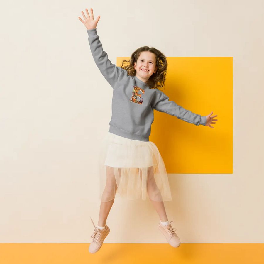 Cute Halloween Monogram Letter E Sweatshirt product image (8)