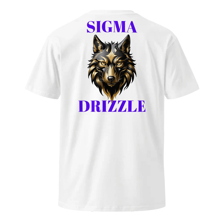 SIGMA WOLF DRIZZLE (PURPLE LETTERS) TEE Unisex Premium T-Shirt product image (1)