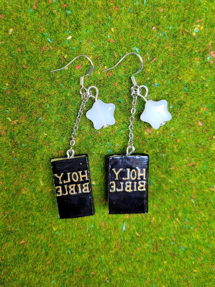 Holy Bible - Classic Book Earrings product image (2)