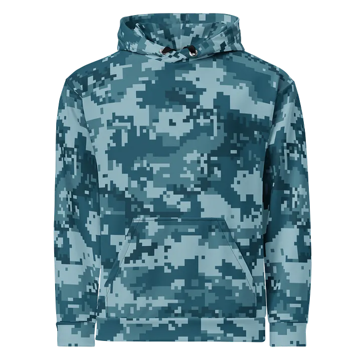 Pixelated Sky Unisex Camo Hoodie product image (1)