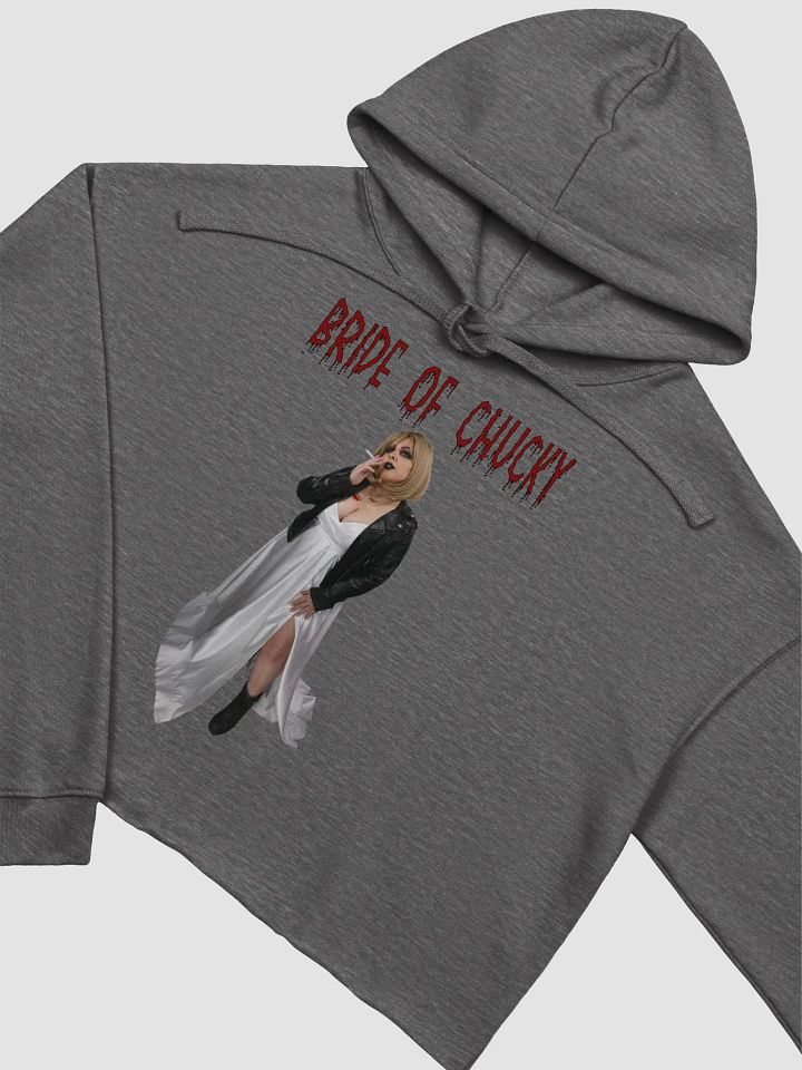 Bride of Chucky Smoking Crop Hoodie product image (2)