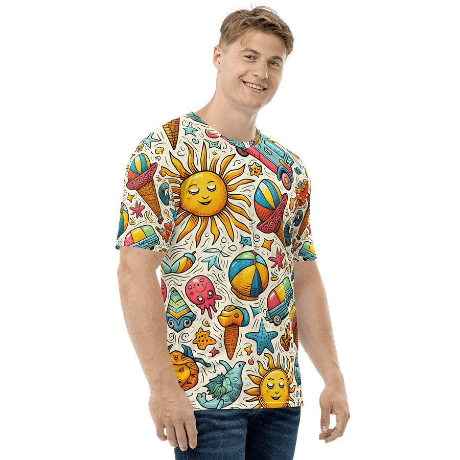 Playful Softy Summer Fun All-Over Print Tee product image (4)