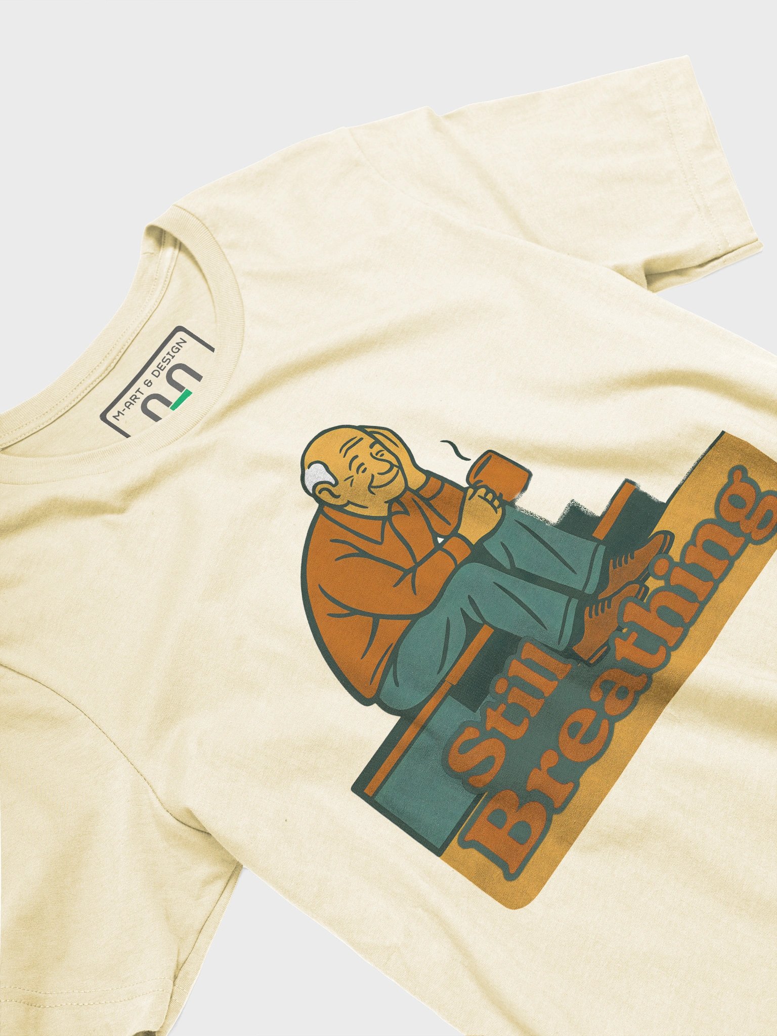 GrandPa Looking Back, Still Breathing - Retro T-Shirt product image (20)