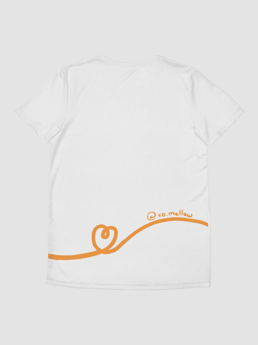 Mellow Ribbon All-Over Print Athletic T-Shirt (White) product image (2)