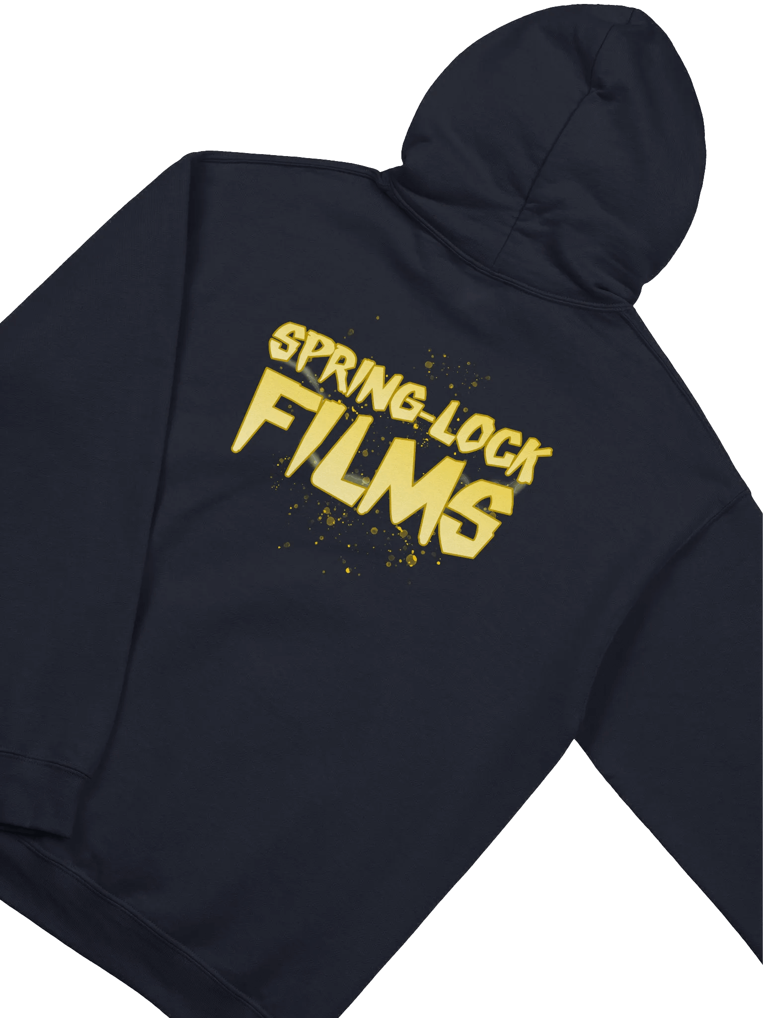 'SLF' (Spring-Lock Films) Yellow Graphic Hoodie product image (4)