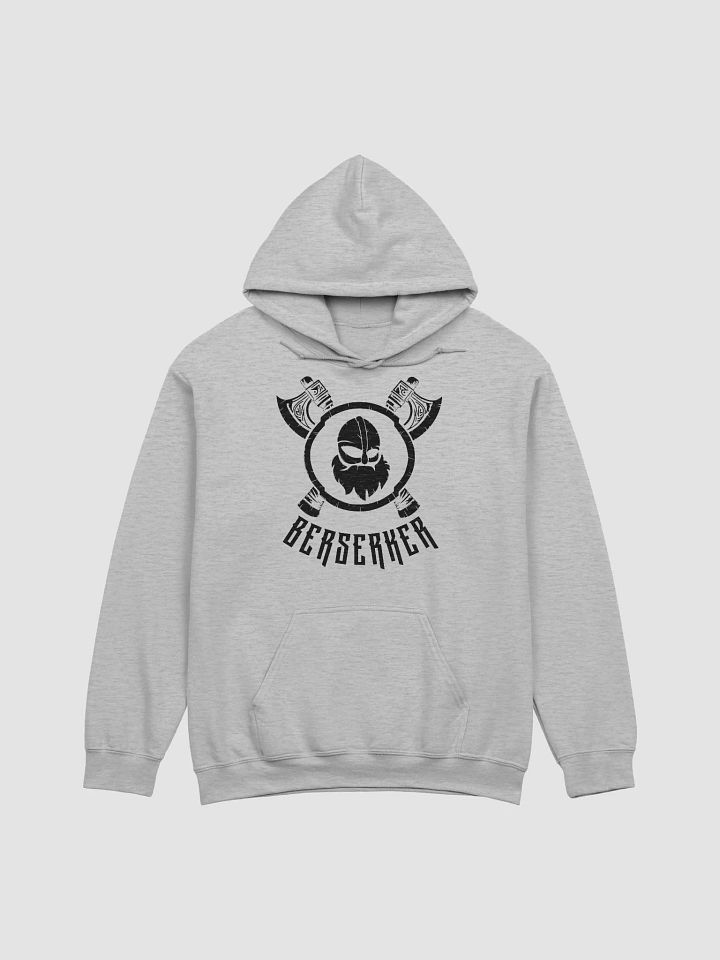 REXNOR Berserker Hoodie (Black Logo + Text Upper Back) product image (1)