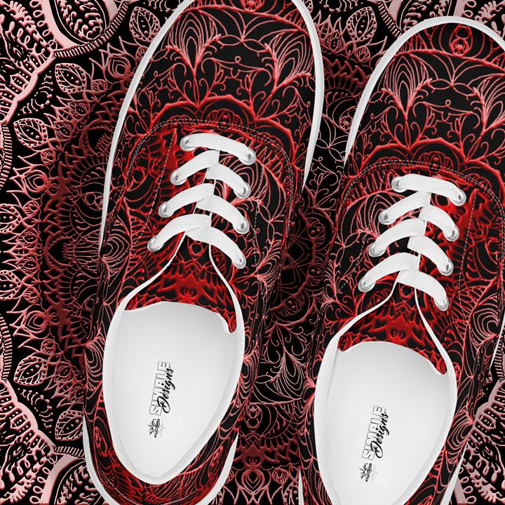 Mandala Men's Lace-Up Canvas Shoes product image (1)