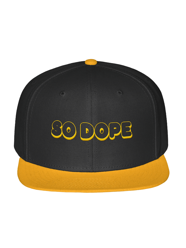 SO DOPE (Black & Gold) SNAPBACK product image (1)