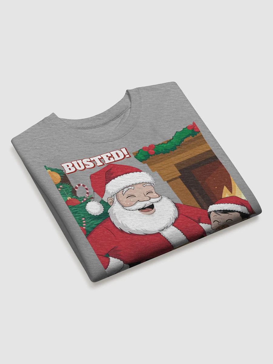Busted! Santa Catching A Young Boy Eating His Christmas Cookies Sweatshirt product image (19)