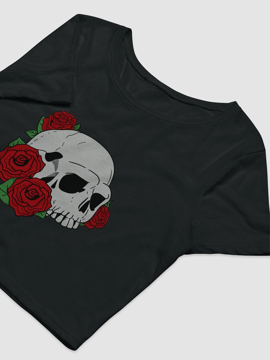 Skull & Roses Women's Crop Tee product image (4)