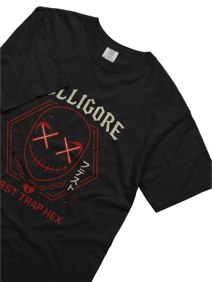 Lolligore — “Thirst Trap Hex” Neon Mask Tee product image (2)