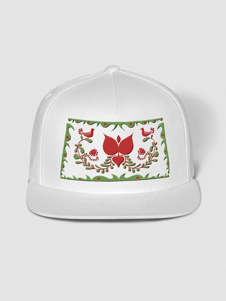 Hungarian Blossom & Birds Snapback Cap product image (1)