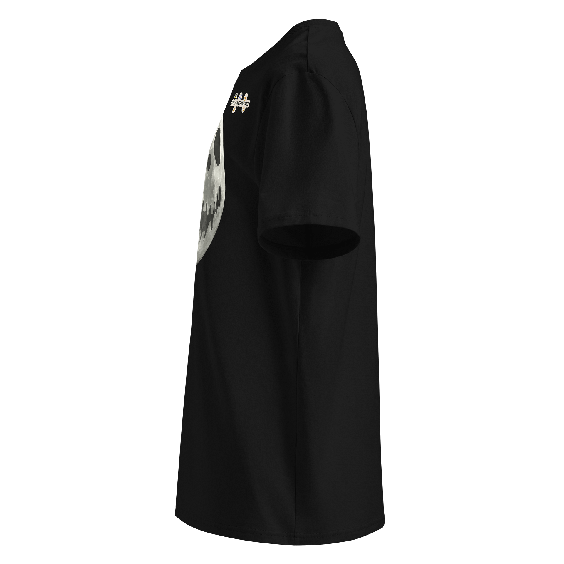 Spooky Moon Face Organic Tee product image (2)