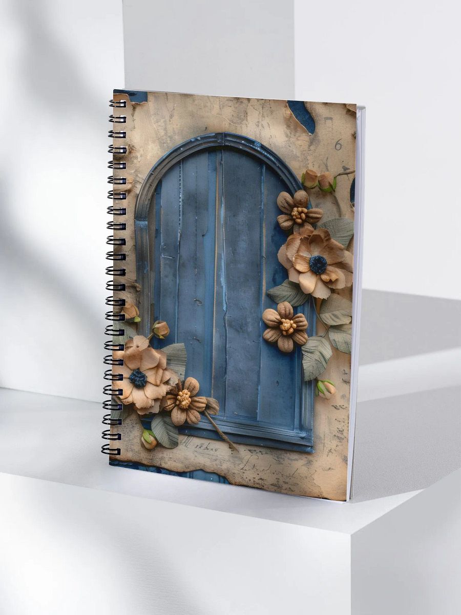Whimsical Dahlia Door Spiral Notebook product image (4)