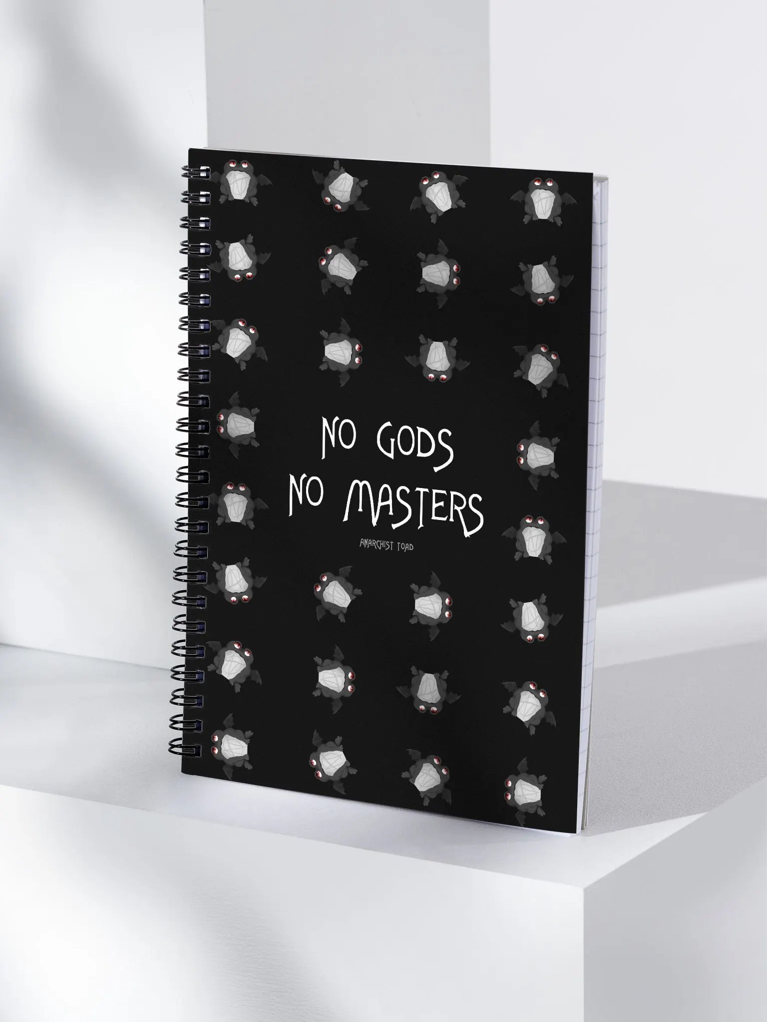 No Gods No Masters pattern Notebook product image (4)
