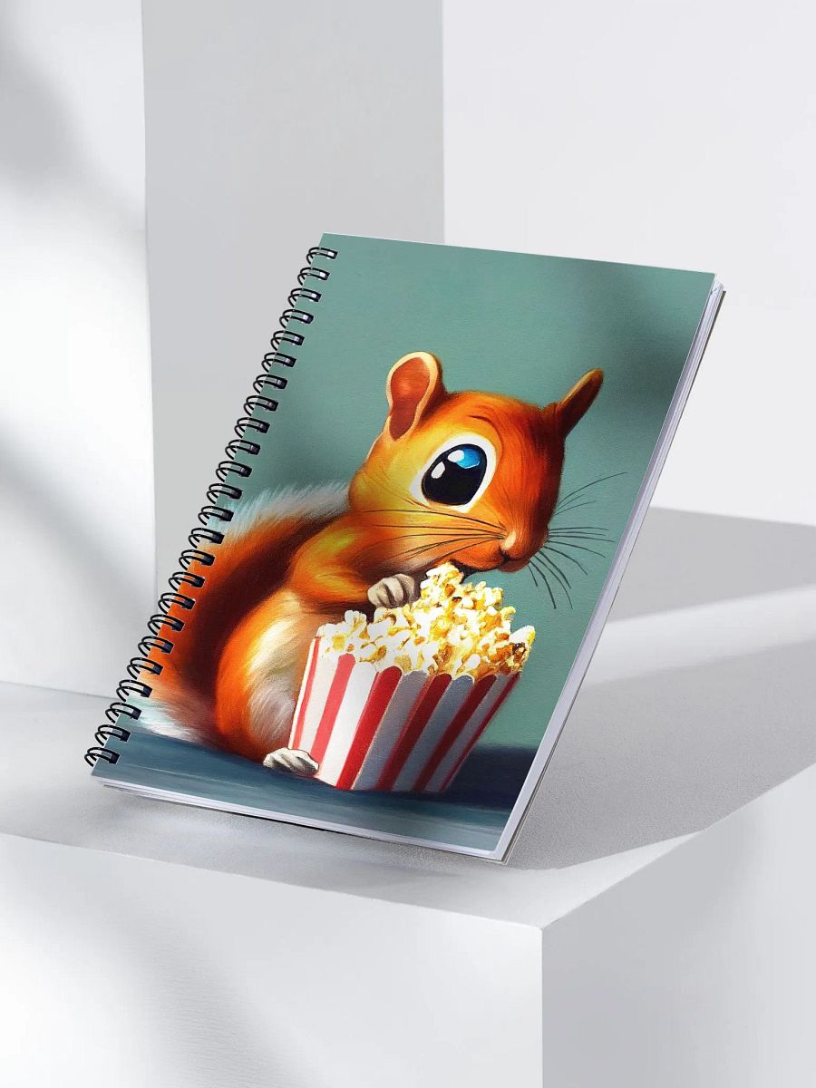 Got my Popcorn - Cute Squirrel Spiral Notebook product image (3)