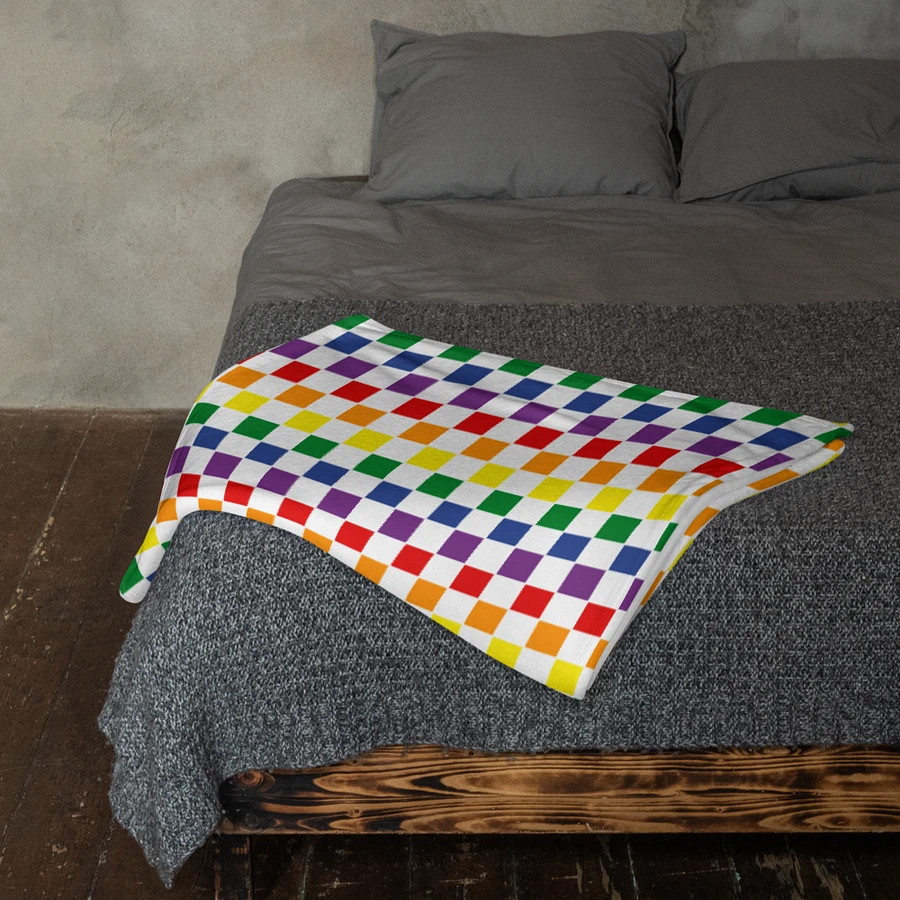 Pride Checks Cozy Blanket product image (1)