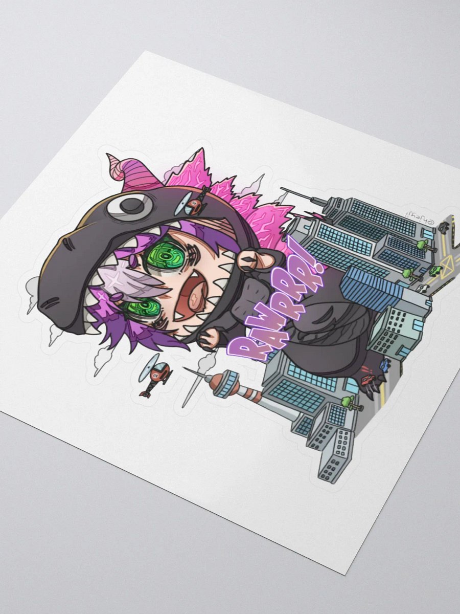 Chibi Godzilla Onesie (RAWR) w/background product image (8)