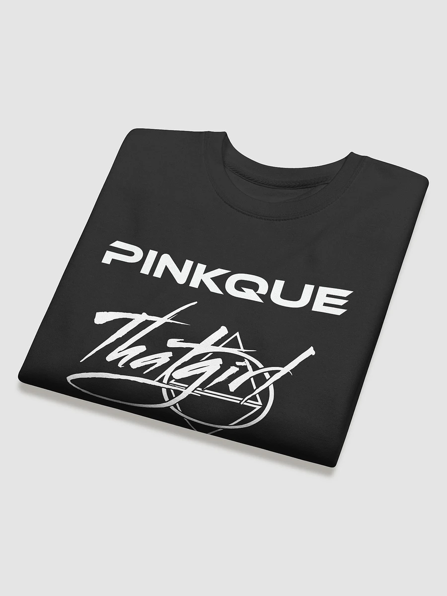 PINKQUE X THAT GIRL | BREATHE FIRE UNISEX PREMIUM COTTON SWEATSHIRT [COLLAB SERIES] (LOGOS FRONT & LYRICS BACK) product image (6)