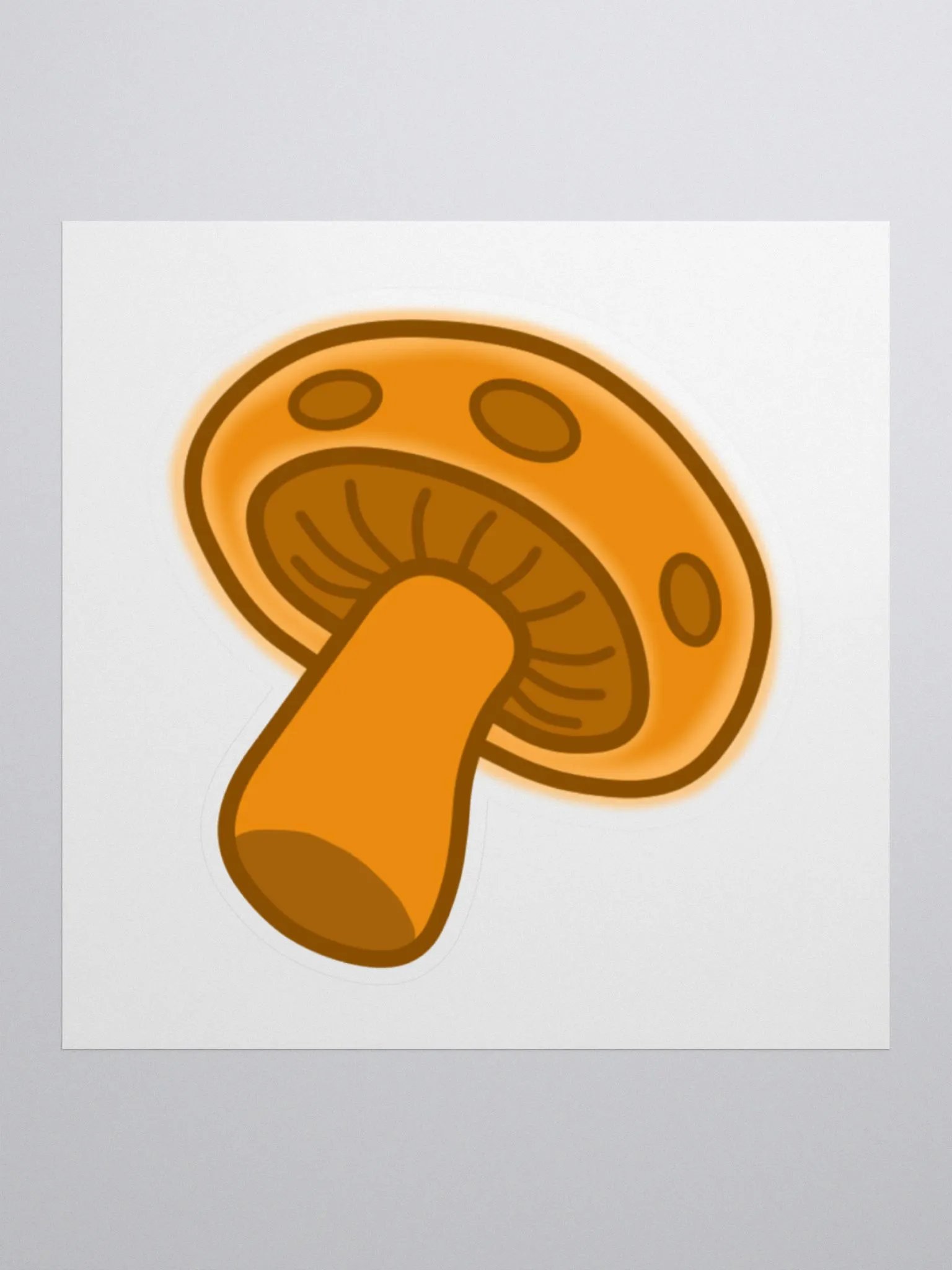 ManaMushroomOrange Sticker product image (1)