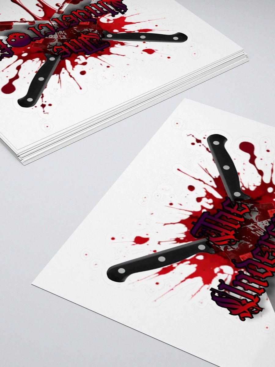 Bloodied Blades Kiss Cut Stickers product image (12)
