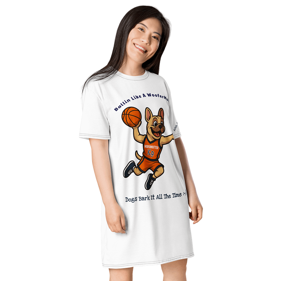 French Bulldog T-shirt Dress product image (4)