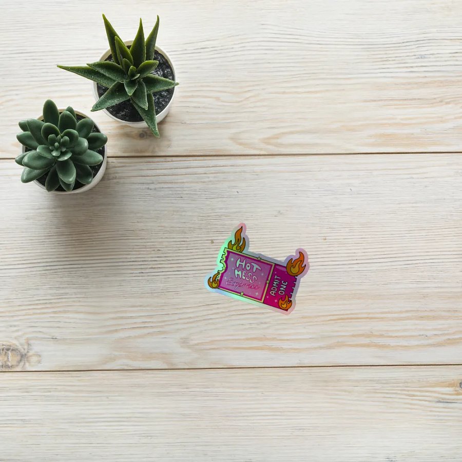 All Aboard Holographic Sticker product image (8)
